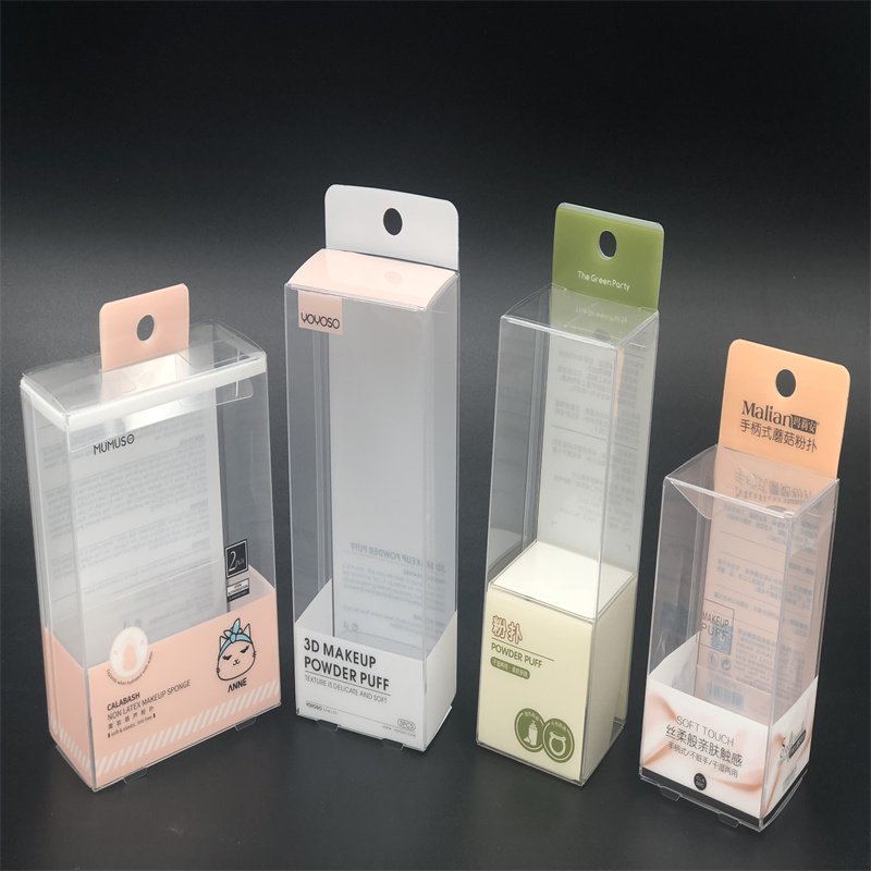 Boîte d'emballage en plastique PVC transparent