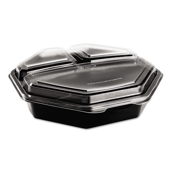 Plastic Deli Containers with Lids - seperated